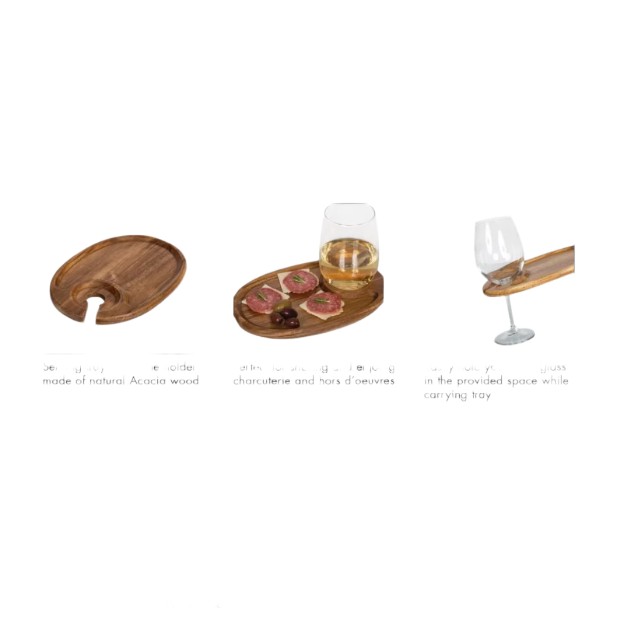 Wine Appetizer Plate Set Of 4