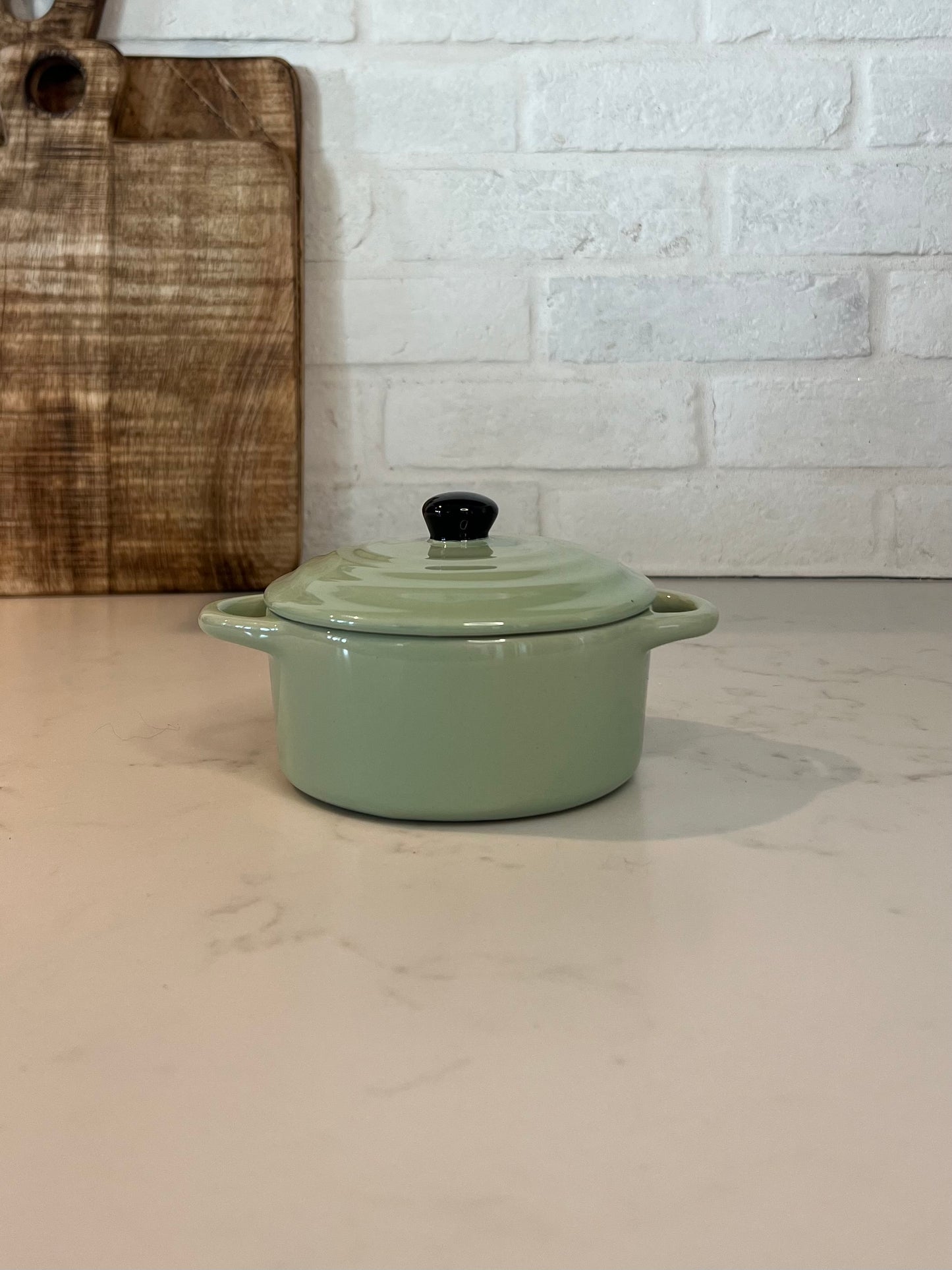 Stoneware Mini Baker with Lid