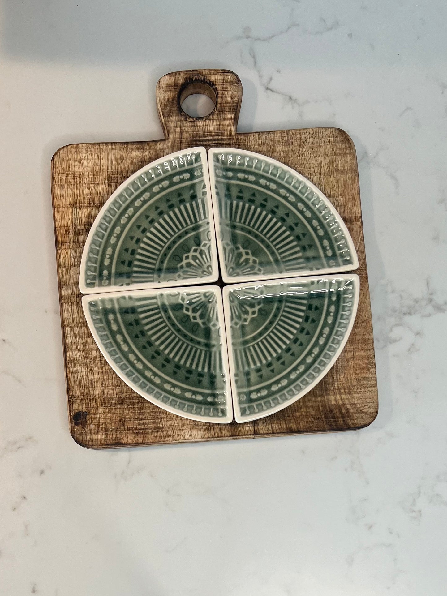 Green Glaze Stoneware Dishes