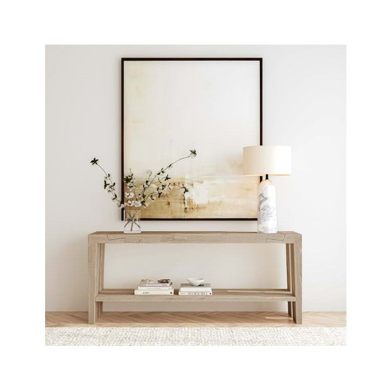 Reclaimed Oak 72" Console Aged Cream Furniture