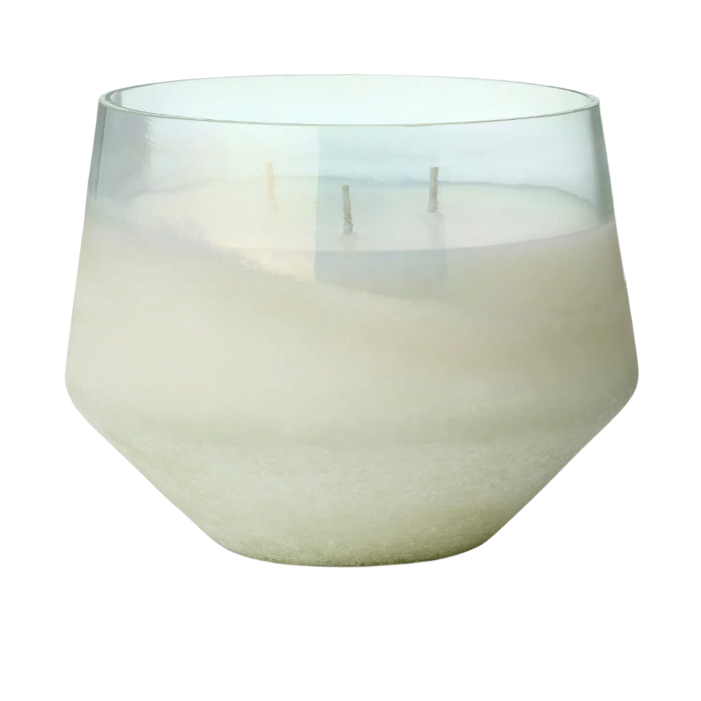 Large Baltic Glass 3- Wick Candle