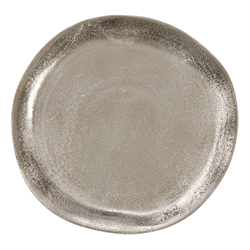 Aluminum Organic Charger-13" Round - Silver