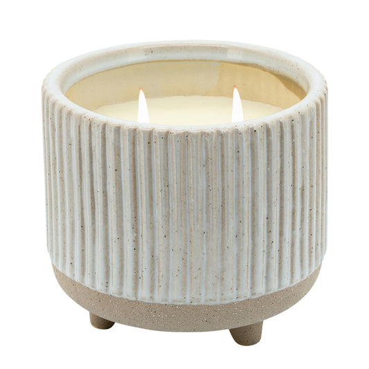 20 Oz Sage Eucalyptus Ridged Candle