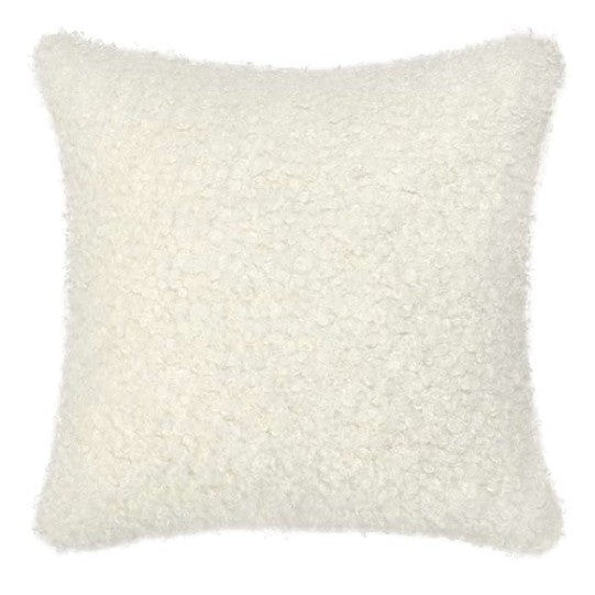 26" X 26" Boucle Pillow Ivory w/ insert