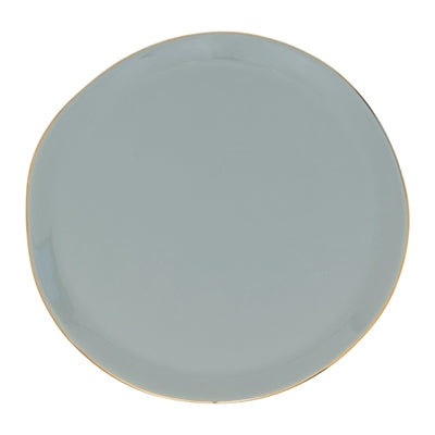 9" STONEWARE DINNER PLATE SLATE