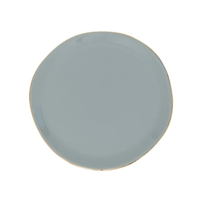 7"  STONEWARE SALAD PLATE SLATE