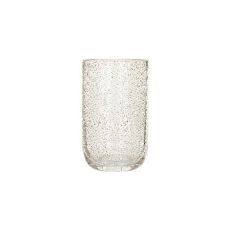 12 oz. Seeded Drinking Glass w/ Gold Flecks